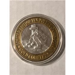 999 Pure Silver Casino Coin GILD COUNTRY Limited Edition Series