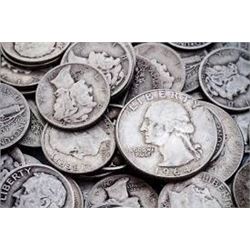 2 Silver Dimes Assorted Mixed Dates found in Bucket Estate Spirit Lake Idaho