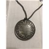 Image 2 : Signed Presented in 1890 Education Coin Large on Chain We Think it is SILVER