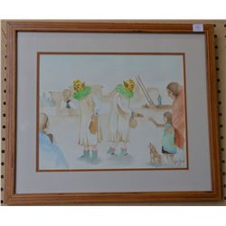 HOPI INDIAN PAINTING (JIM FRED)