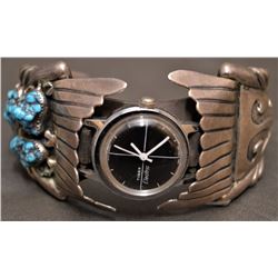 NAVAJO INDIAN WATCH BRACELET