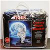 Image 1 : NEW! "TIGER" LUXURY PLUSH BLANKET (QUEEN)