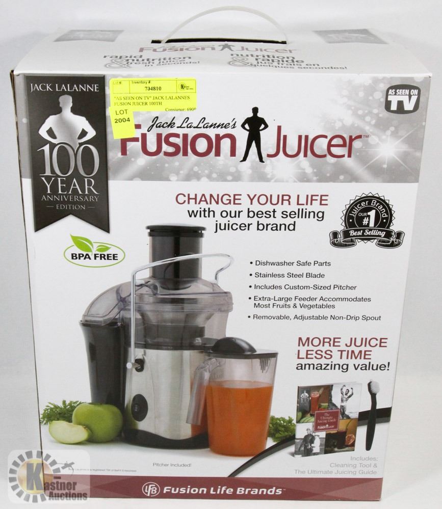 "AS SEEN ON TV" JACK LALANNES FUSION JUICER 100TH