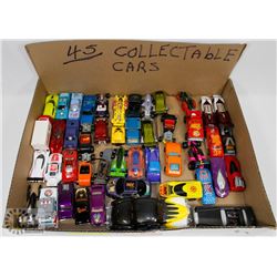 BOX OF COLLECTIBLE CARS.