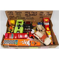 BOX OF COLLECTIBLE CARS.