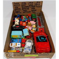 BOX OF COLLECTIBLE CARS.