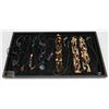 Image 1 : JEWELRY TRAY WITH ASSORTED NECKLACES