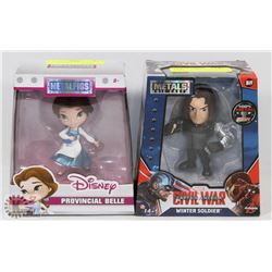 LOT OF TWO DIE CAST METAL FIGS INCLUDING WINTER