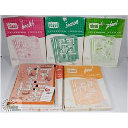 VINTAGE 1960'S "IDEAL" SET OF 6 CROSS