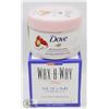 Image 1 : WAX-A-WAY HAIR REMOVER AND DOVE BODY POLISH.