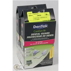 LOT OF 2 DENTEK COMFORT FIT DENTAL GUARDS