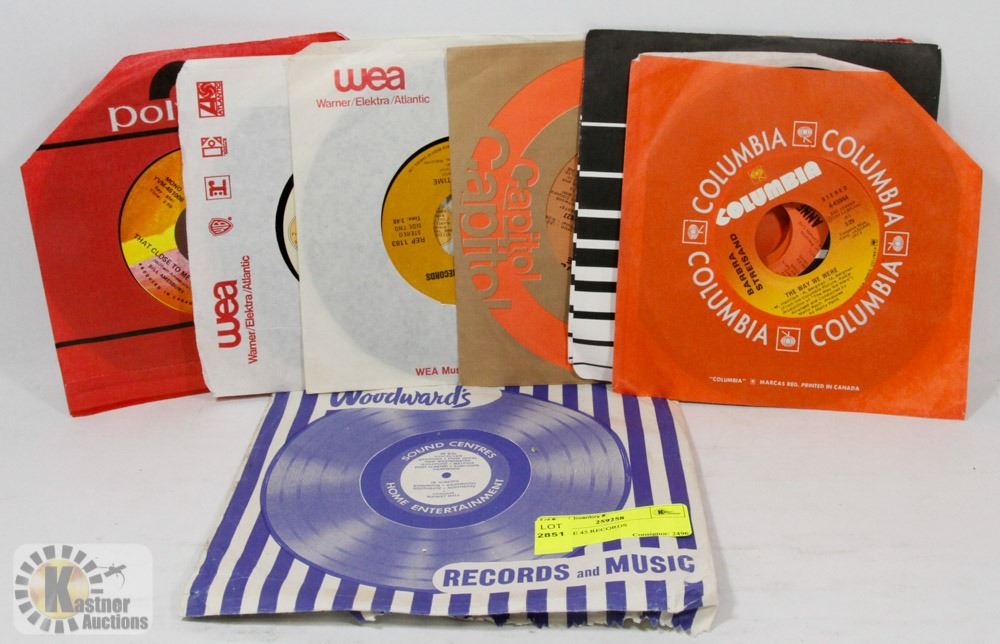 VINTAGE 45 RECORDS Kastner Auctions