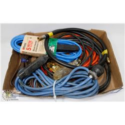 FLAT OF ELECTRICAL CORDS