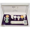 Image 1 : VINTAGE PHILIPS LADYSHAVE COSMETIC SET A REAL COLL