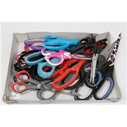 LOT OF 16 SCISSORS INC CUISINART AND FISKARS