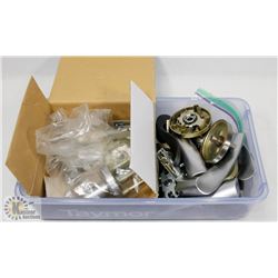 BOX OF DOOR HANDLES