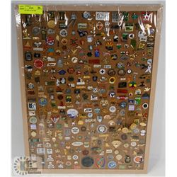 X-LARGE DISPLAY OF PINS