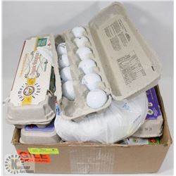 LOT OF ASSORTED GOLF BALLS