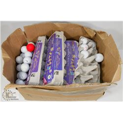 LOT OF ASSORTED GOLF BALLS