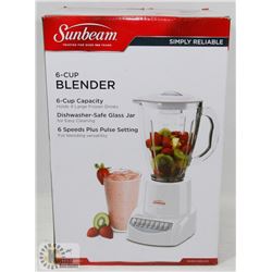 NEW SUNBEAM 6 CUP BLENDER