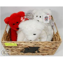 BIN WITH LIMITED EDITION BEANIE BEARS TY