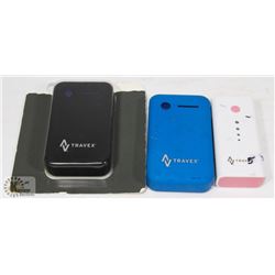 LOT OF 3 EDDIE BAUER POWER BANK BATTERY BACKUP