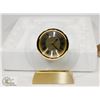 Image 1 : NEW IN BOX GOLD PLATED TABLE CLOCK