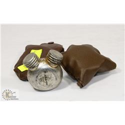 A PAIR OF SOVIET MILITARY SURPLUS GUN OIL CANS