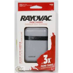 RAYOVAC 6000 MAH POWER BANK