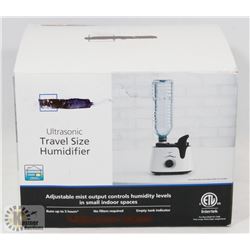 TRAVEL SIZE HUMIDIFIER USES STANDARD PLASTIC