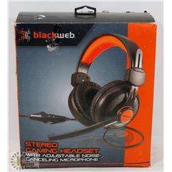 BLACKWEB NOISE CANCELLING GAMING HEADSET