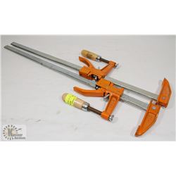 A PAIR OF 18" JORGENSON STEEL CLAMPS