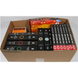 BOX W/NEW BOOK SETS INCL. TOLKIEN - THE