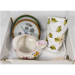 LOT OF 4 PORTUGUESE POTTERY