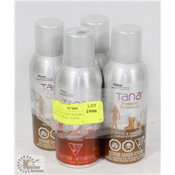 3 CANS OF TANA SUEDE & NUBUCK PROTECTOR & 1 TANA