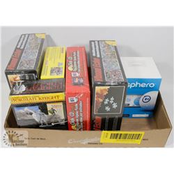 BOX OF NEW PUZZLES, SPHERO ROBOTIC GAMING AND MORE