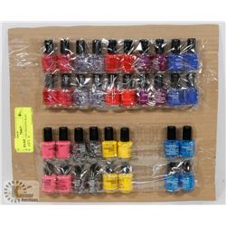 36 BOTTLES OF CREATIVE PLAY NAIL POLISH