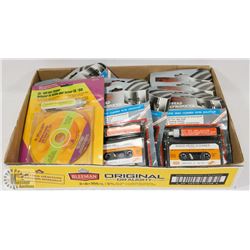 FLAT OF TAPE DECK AND CD PLAYER CLEANERS