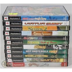 BUNDLE OF PLAYSTATION 2 GAMES