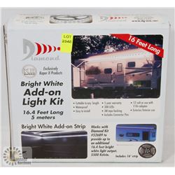 16.4' LONG BRIGHT WHITE ADD ON LIGHT KIT