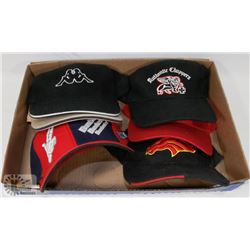 FLAT OF 6 ASSORTED BALL CAPS