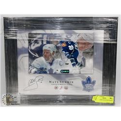 MATS SUNDIN SIGNATURE FRAMED