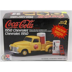 DIECAST ERTL 1950 CHEV COCA COLA TRUCK WITH POP