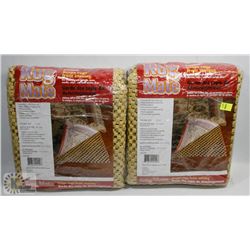 LOT OF TWO RUG MATE: KEEPS RUGS FROM MOVING