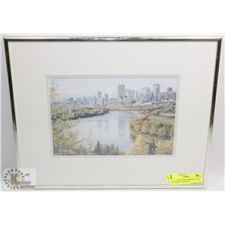 ART TITLED "SEPTEMBER SKYLINE" BY ISABEL LEVESQUE