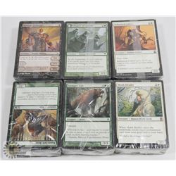 LOT OF 6 MAGIC THE GATHERING BULK CARD PACKS.