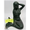 ART DECO CAST IRON MERMAID