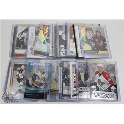 LOT OF 25 ROOKIE HOCKEY CARDS - ASSORTED