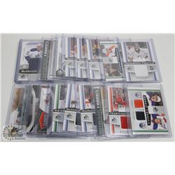LOT OF 22 JERSEY HOCKEY CARDS - ASSORTED SETS &