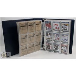 BINDER OF OVER 500 DIFFERENT OPEECHEE HOCKEY CARDS